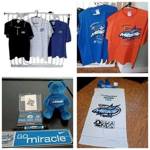 Antigua Ladies Black/Blue/White L/XL Orlando Miracle Polos Bundle of 3